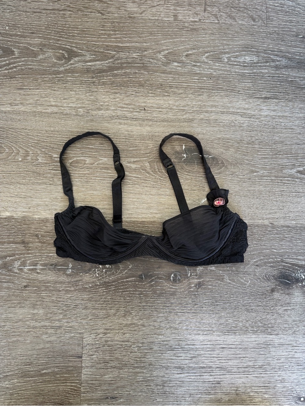 Aubade Black Ruched Underwire Bra